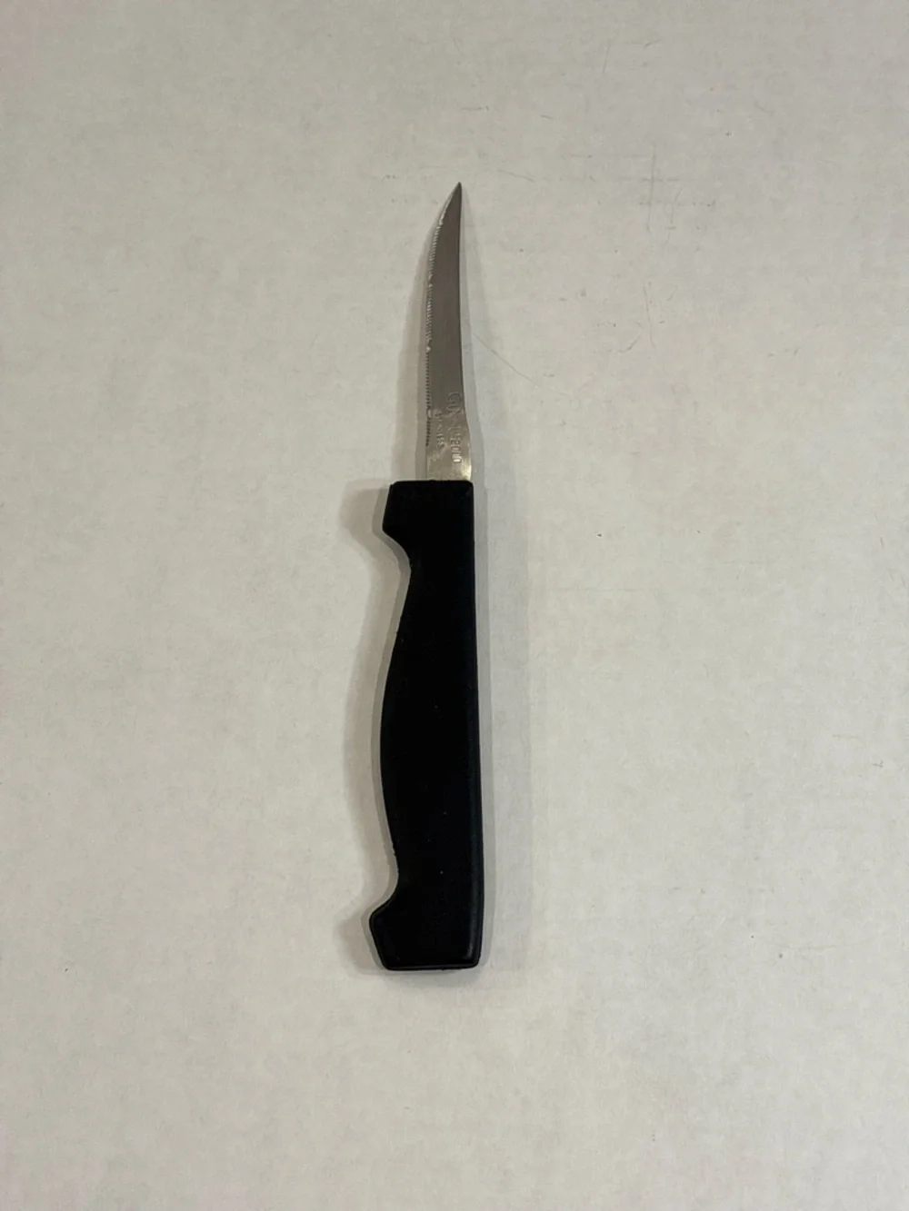Vintage Ginsu 2000 stainless steel‎ 3 1/4”serrated paring utility knife